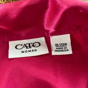 Women’s silk button-down short sleeve blouse; EUC barely worn